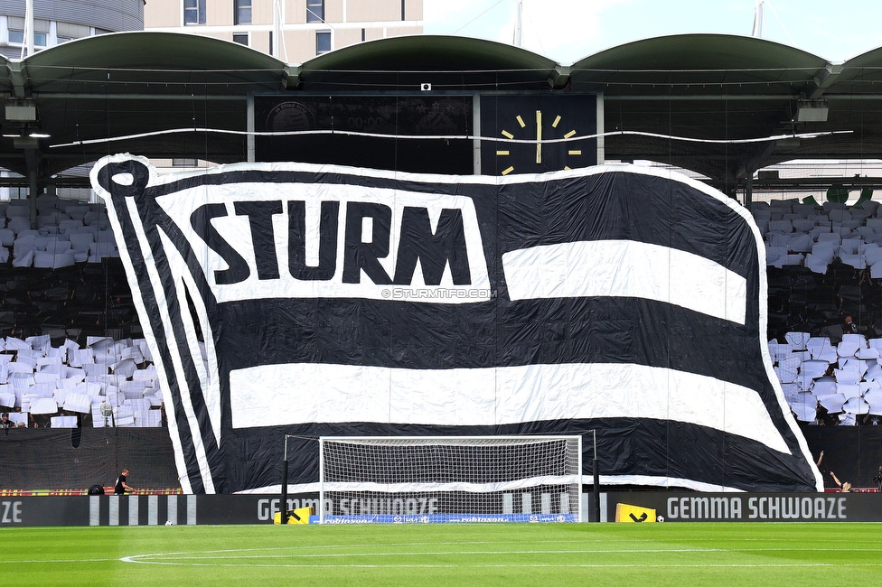 Sturm Graz - Rapid Wien
Oesterreichische Fussball Bundesliga, 32. Runde, SK Sturm Graz - SK Rapid Wien, Stadion Graz-Liebenau, 17.05.2026. Foto zeigt Fans von Sturm mit einer Choreografie
