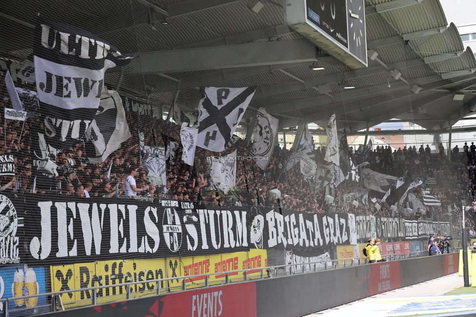 Sturm Graz - Rapid Wien
Oesterreichische Fussball Bundesliga, 32. Runde, SK Sturm Graz - SK Rapid Wien, Stadion Graz-Liebenau, 17.05.2026. Foto zeigt Fans von Sturm
