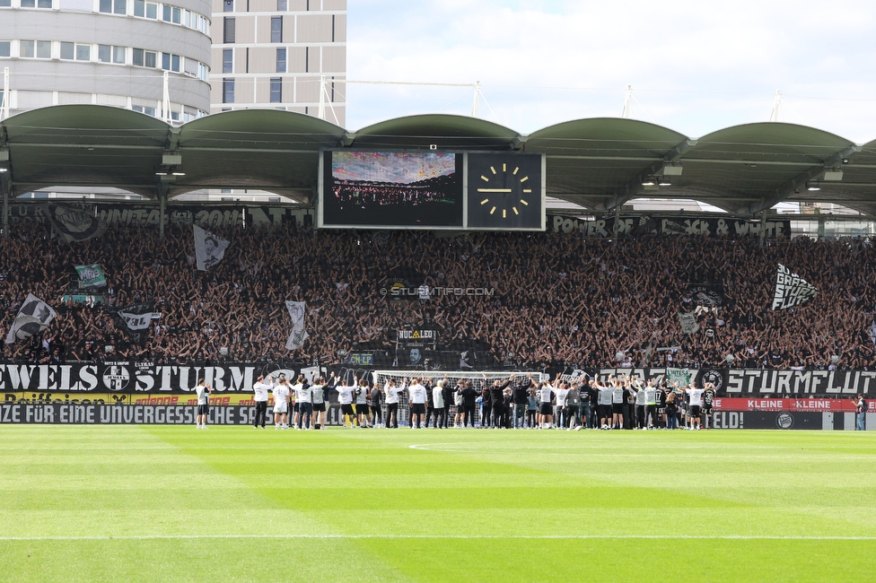 Sturm Graz - Rapid Wien
Oesterreichische Fussball Bundesliga, 32. Runde, SK Sturm Graz - SK Rapid Wien, Stadion Graz-Liebenau, 17.05.2026. Foto zeigt Fans von Sturm
