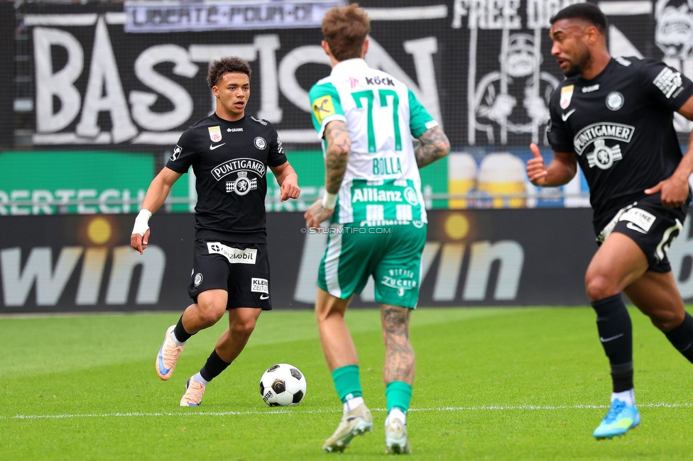 Sturm Graz - Rapid Wien
Oesterreichische Fussball Bundesliga, 32. Runde, SK Sturm Graz - SK Rapid Wien, Stadion Graz-Liebenau, 17.05.2026. Foto zeigt Jacob Peter Hoedl (Sturm)
