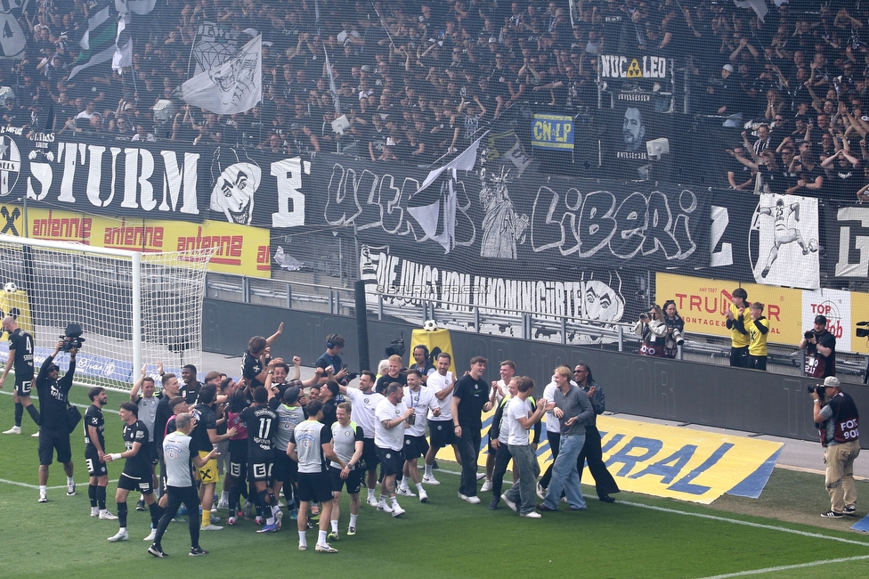 Sturm Graz - Rapid Wien
Oesterreichische Fussball Bundesliga, 32. Runde, SK Sturm Graz - SK Rapid Wien, Stadion Graz-Liebenau, 17.05.2026. Foto zeigt Stefan Hierlaender (Sturm)
