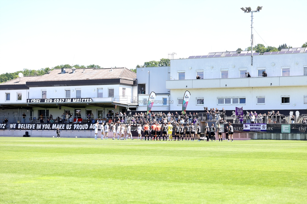 Sturm Damen - Austria Wien
OEFB Frauen Bundesliga, Meistergruppe - 4. Runde, SK Sturm Graz Damen - FK Austria Wien, Trainingszentrum Messendorf, 17.05.2026. Foto zeigt die Mannschaft der Sturm Damen
