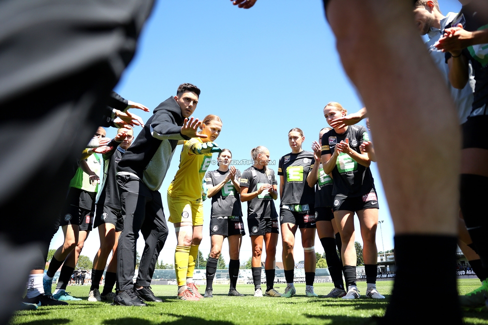 Sturm Damen - Austria Wien
OEFB Frauen Bundesliga, Meistergruppe - 4. Runde, SK Sturm Graz Damen - FK Austria Wien, Trainingszentrum Messendorf, 17.05.2026. Foto zeigt die Mannschaft der Sturm Damen
