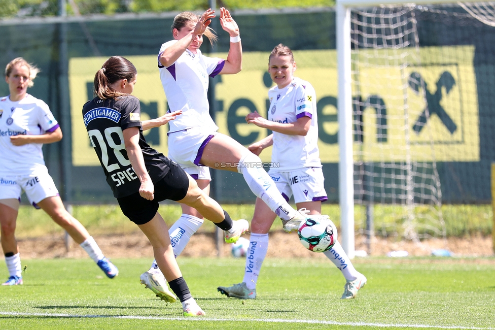 Sturm Damen - Austria Wien
OEFB Frauen Bundesliga, Meistergruppe - 4. Runde, SK Sturm Graz Damen - FK Austria Wien, Trainingszentrum Messendorf, 17.05.2026. Foto zeigt Marie Spiess (Sturm Damen)
