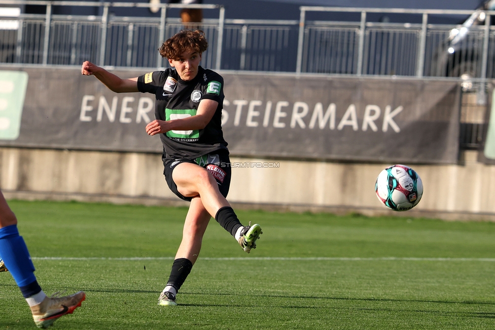 Sturm Damen - St. Poelten
OEFB Frauen Bundesliga, Meistergruppe - 5. Runde, SK Sturm Graz Damen - SKN St. Poelten, Trainingszentrum Messendorf, 22.05.2026. Foto zeigt Pauline Deutsch (Sturm Damen)
