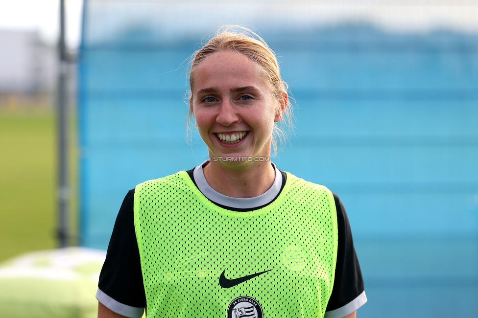 Sturm Damen - St. Poelten
OEFB Frauen Bundesliga, Meistergruppe - 5. Runde, SK Sturm Graz Damen - SKN St. Poelten, Trainingszentrum Messendorf, 22.05.2026. Foto zeigt Elisabeth Brandl (Sturm Damen)
