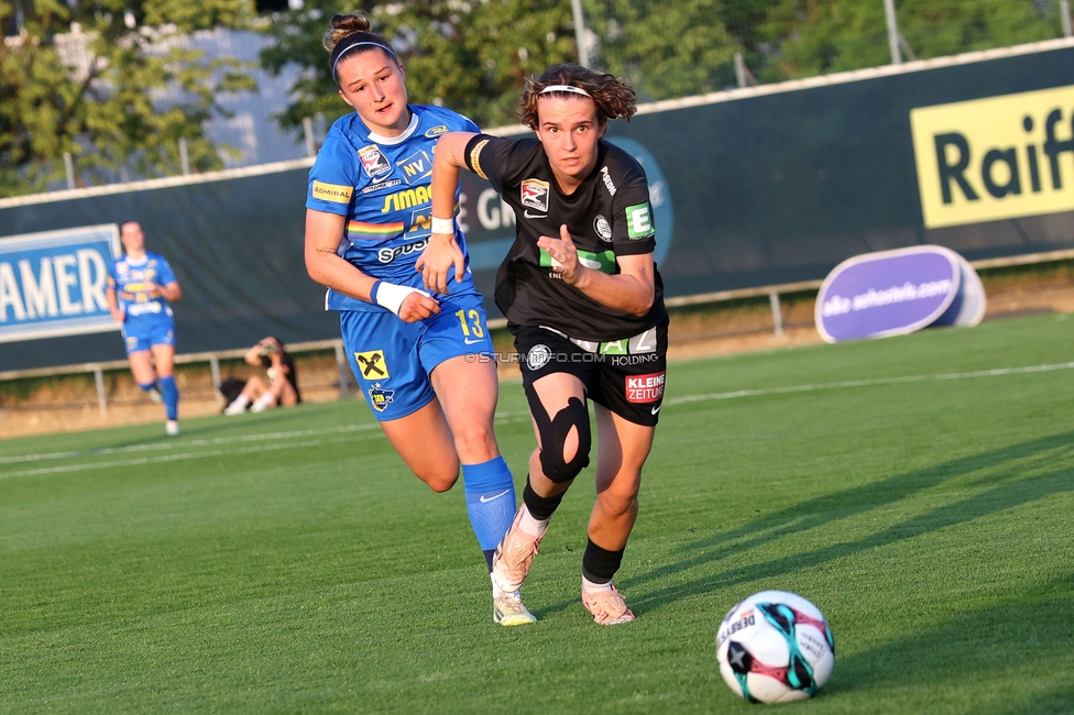 Sturm Damen - St. Poelten
OEFB Frauen Bundesliga, Meistergruppe - 5. Runde, SK Sturm Graz Damen - SKN St. Poelten, Trainingszentrum Messendorf, 22.05.2026. Foto zeigt Leonie Christin Tragl (Sturm Damen)
