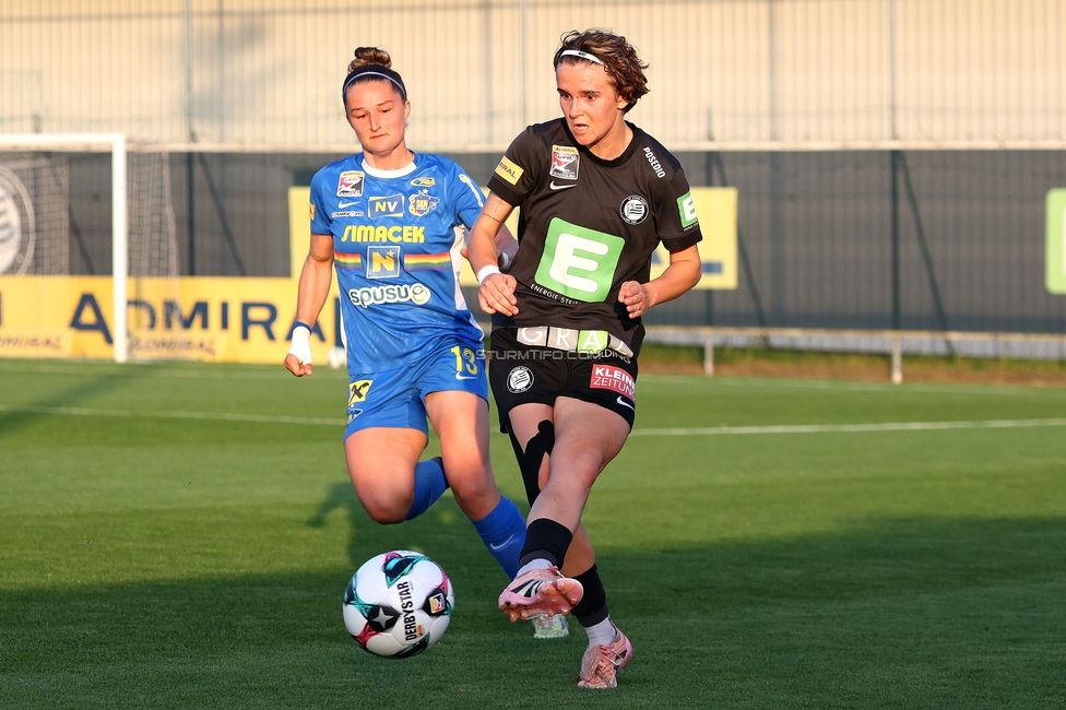 Sturm Damen - St. Poelten
OEFB Frauen Bundesliga, Meistergruppe - 5. Runde, SK Sturm Graz Damen - SKN St. Poelten, Trainingszentrum Messendorf, 22.05.2026. Foto zeigt Leonie Christin Tragl (Sturm Damen)
