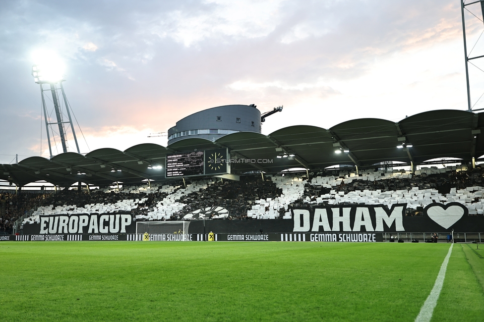 Sturm Graz - Heart of Midlothian
UEFA Champions League Qualifikation 2. Runde, SK Sturm Graz - Heart of Midlothian, Stadion Liebenau Graz, 21.07.2026. Foto zeigt Fans von Sturm
