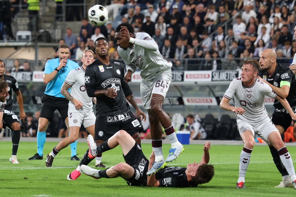 Sturm Graz - Heart of Midlothian
UEFA Champions League Qualifikation 2. Runde, SK Sturm Graz - Heart of Midlothian, Stadion Liebenau Graz, 21.07.2026. 

Foto zeigt Jeyland Mitchell (Sturm)

