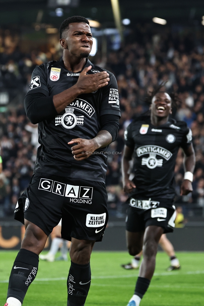 Sturm Graz - Heart of Midlothian
UEFA Champions League Qualifikation 2. Runde, SK Sturm Graz - Heart of Midlothian, Stadion Liebenau Graz, 21.07.2026. 

Foto zeigt Jeyland Mitchell (Sturm)
