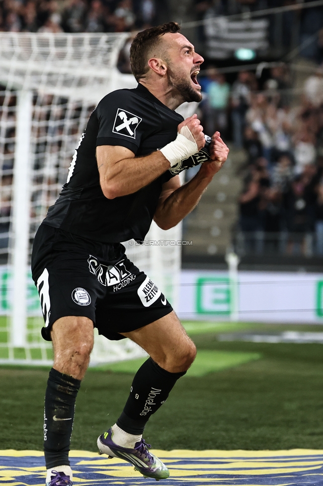 Sturm Graz - Heart of Midlothian
UEFA Champions League Qualifikation 2. Runde, SK Sturm Graz - Heart of Midlothian, Stadion Liebenau Graz, 21.07.2026. 

Foto zeigt Simon Seidl (Sturm)
