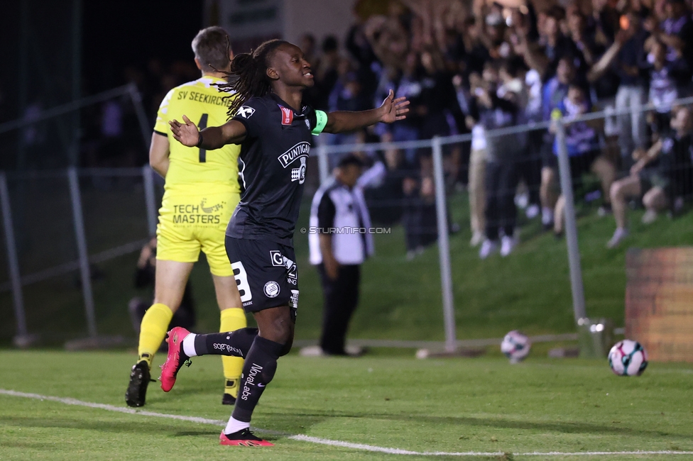 Seekirchen - Sturm Graz
OEFB Cup 1. Runde, SV Seekirchen - SK Sturm Graz, Sportzentrum Aug, Seekirchen am Wallersee, 24.07.2026. Foto zeigt Ryan Fosso (Sturm)
