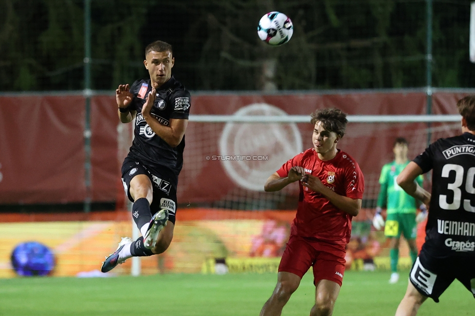 Seekirchen - Sturm Graz
OEFB Cup 1. Runde, SV Seekirchen - SK Sturm Graz, Sportzentrum Aug, Seekirchen am Wallersee, 24.07.2026. Foto zeigt Juergen Heil (Sturm)
