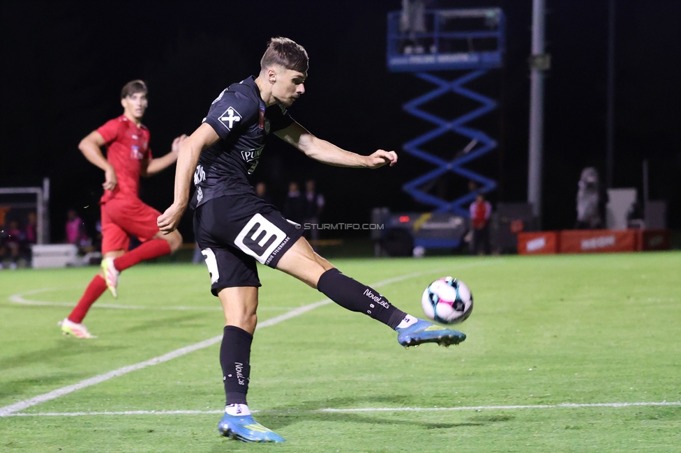 Seekirchen - Sturm Graz
OEFB Cup 1. Runde, SV Seekirchen - SK Sturm Graz, Sportzentrum Aug, Seekirchen am Wallersee, 24.07.2026. Foto zeigt Szymon Wlodarczyk (Sturm)
