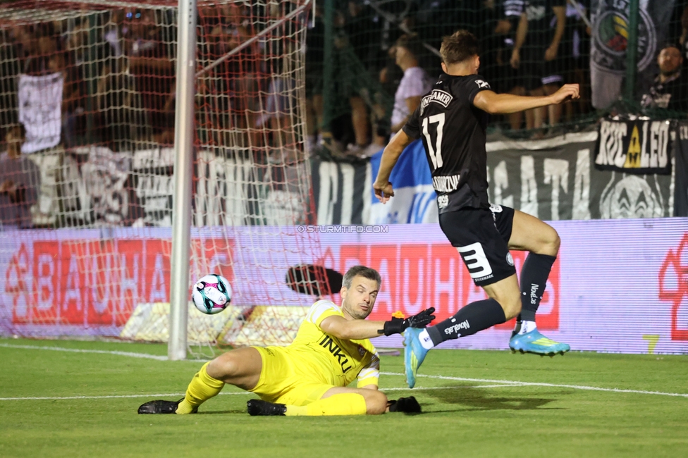 Seekirchen - Sturm Graz
OEFB Cup 1. Runde, SV Seekirchen - SK Sturm Graz, Sportzentrum Aug, Seekirchen am Wallersee, 24.07.2026. Foto zeigt Szymon Wlodarczyk (Sturm)
