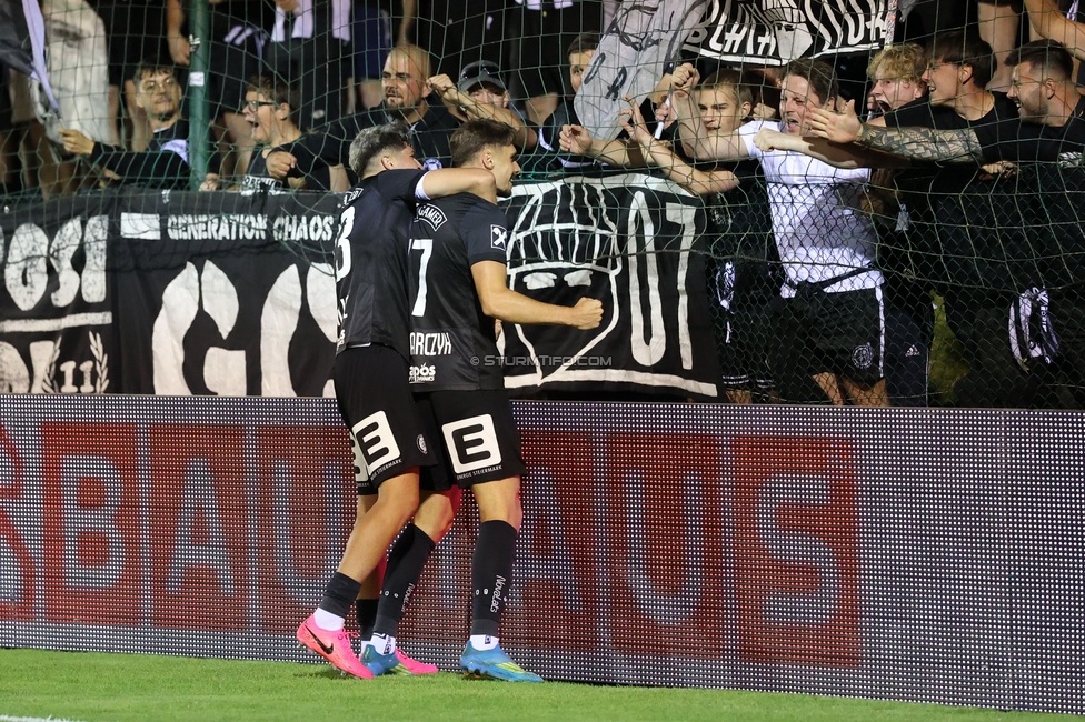 Seekirchen - Sturm Graz
OEFB Cup 1. Runde, SV Seekirchen - SK Sturm Graz, Sportzentrum Aug, Seekirchen am Wallersee, 24.07.2026. Foto zeigt Szymon Wlodarczyk (Sturm)

