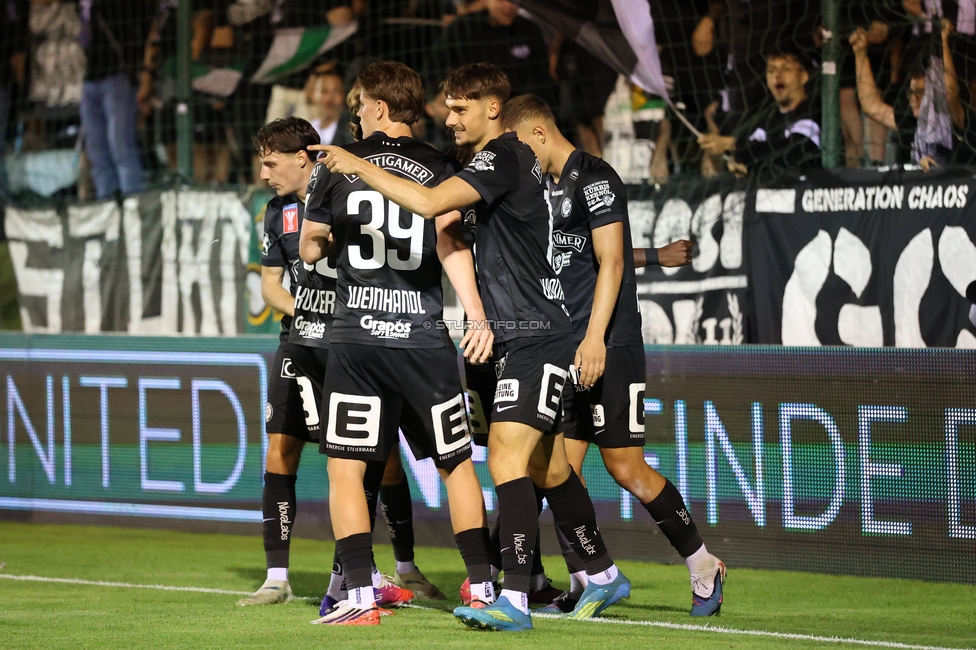Seekirchen - Sturm Graz
OEFB Cup 1. Runde, SV Seekirchen - SK Sturm Graz, Sportzentrum Aug, Seekirchen am Wallersee, 24.07.2026. Foto zeigt Szymon Wlodarczyk (Sturm)
