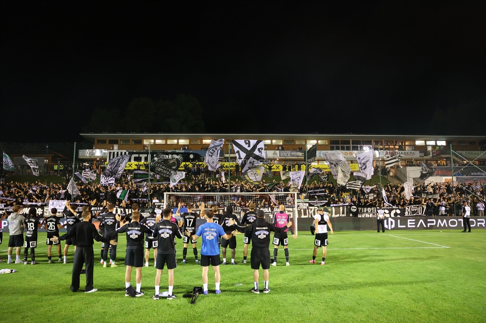 Seekirchen - Sturm Graz
OEFB Cup 1. Runde, SV Seekirchen - SK Sturm Graz, Sportzentrum Aug, Seekirchen am Wallersee, 24.07.2026. Foto zeigt die Mannschaft von Sturm
