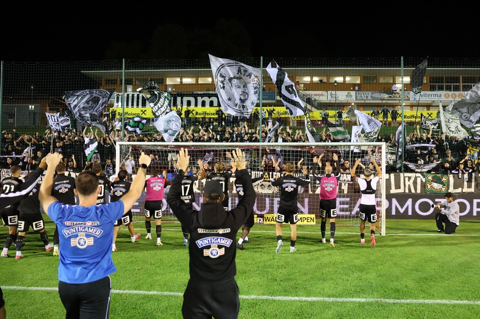Seekirchen - Sturm Graz
OEFB Cup 1. Runde, SV Seekirchen - SK Sturm Graz, Sportzentrum Aug, Seekirchen am Wallersee, 24.07.2026. Foto zeigt die Mannschaft von Sturm
