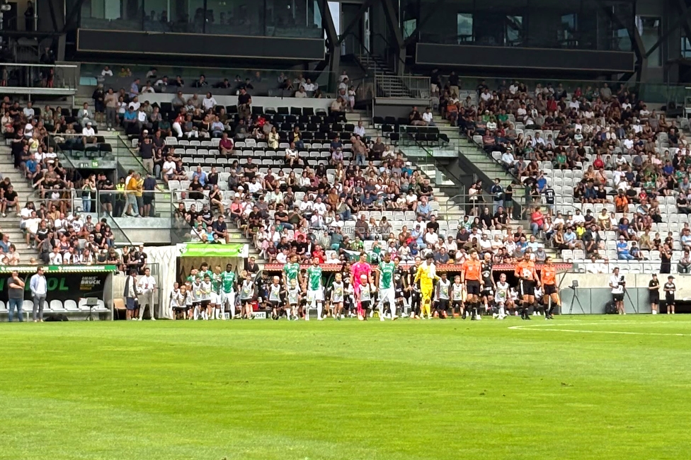 WSG Tirol - Sturm Graz
Oesterreichische Fussball Bundesliga, 1. Runde, WSG Tirol - SK Sturm Graz, Tivoli Stadion Innsbruck, 01.08.2026.

Foto zeigt die Mannschaft von Sturm
