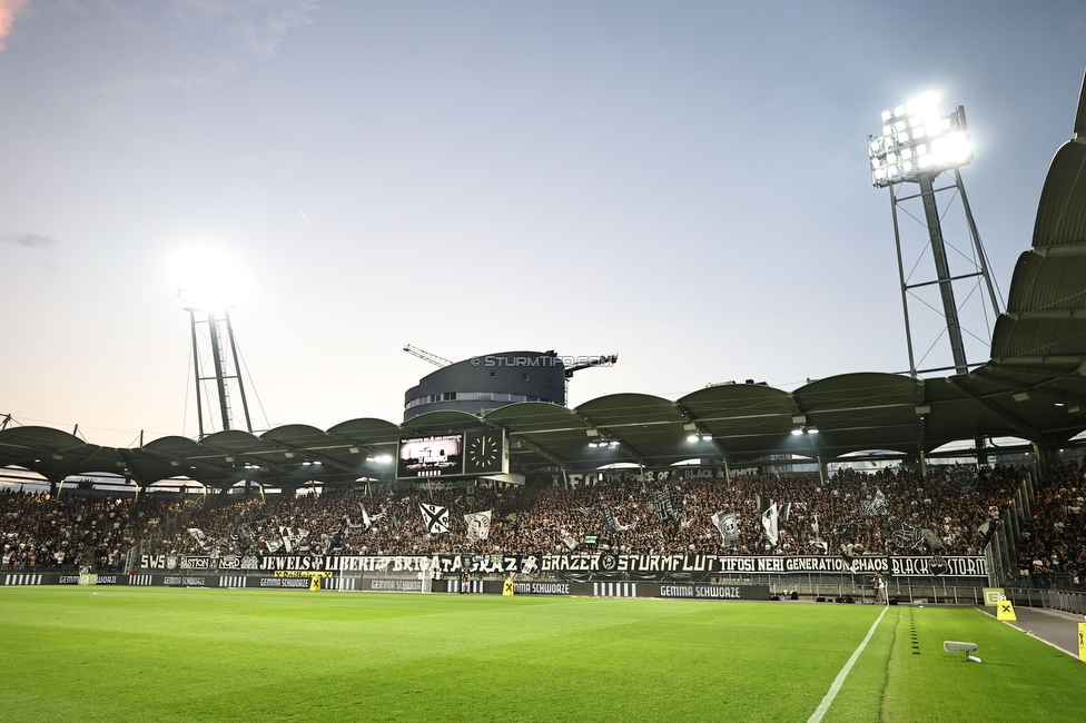 Sturm Graz - Fenerbahce
UEFA Champions League Qualifikation 3. Runde, SK Sturm Graz - Fenerbahce SK, Stadion Graz-Liebenau, 11.08.2026. 

Foto zeigt Fans von Sturm
