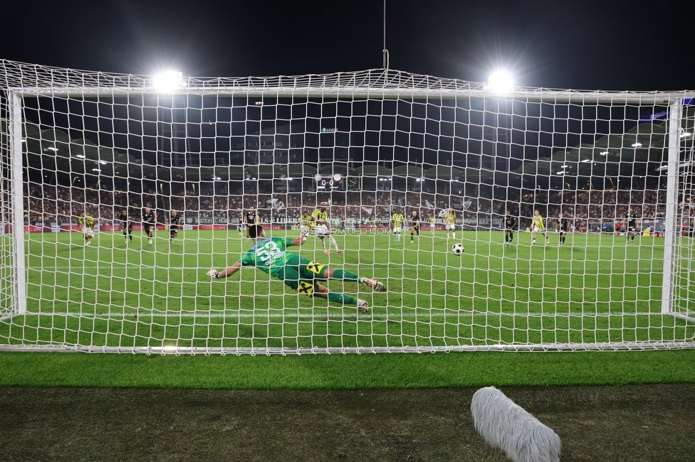 Sturm Graz - Fenerbahce
UEFA Champions League Qualifikation 3. Runde, SK Sturm Graz - Fenerbahce SK, Stadion Graz-Liebenau, 11.08.2026. 

Foto zeigt Daniil Khyudyakov (Sturm)
Schlüsselwörter: elfmeter tor