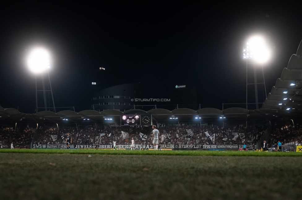 Sturm Graz - Altach
Oesterreichische Fussball Bundesliga, 3. Runde, SK Sturm Graz - SC Rheindorf Altach, Stadion Graz-Liebenau, 15.08.2026. 

Foto zeigt Fans von Sturm
