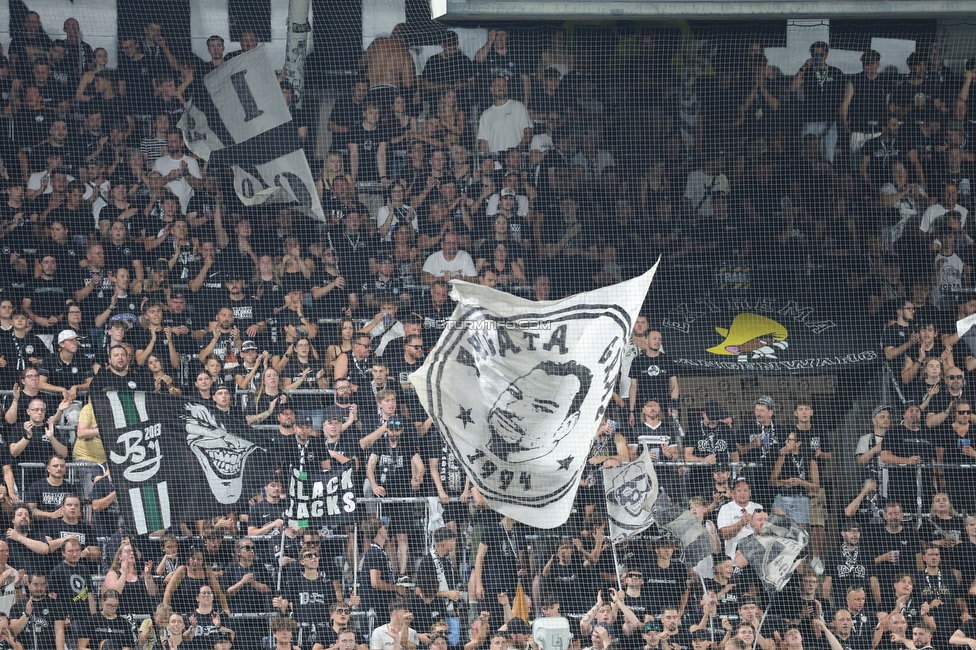 Sturm Graz - Altach
Oesterreichische Fussball Bundesliga, 3. Runde, SK Sturm Graz - SC Rheindorf Altach, Stadion Graz-Liebenau, 15.08.2026. 

Foto zeigt Fans von Sturm
