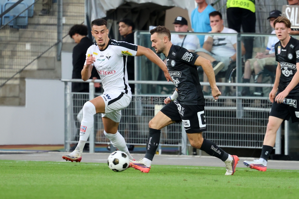 Sturm Graz - Altach
Oesterreichische Fussball Bundesliga, 3. Runde, SK Sturm Graz - SC Rheindorf Altach, Stadion Graz-Liebenau, 15.08.2026. 

Foto zeigt Juergen Heil (Sturm)
