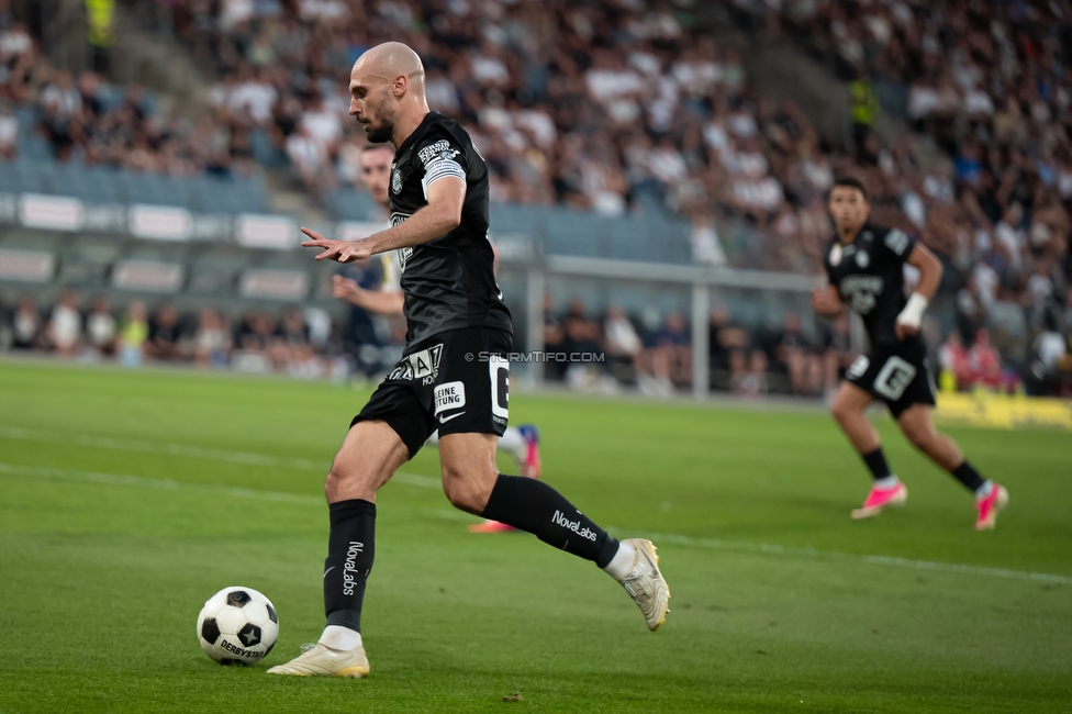 Sturm Graz - Altach
Oesterreichische Fussball Bundesliga, 3. Runde, SK Sturm Graz - SC Rheindorf Altach, Stadion Graz-Liebenau, 15.08.2026. 

Foto zeigt Jon Gorenc-Stankovic (Sturm)
