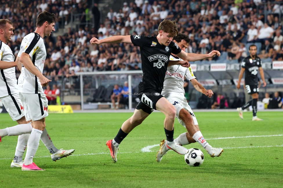 Sturm Graz - Altach
Oesterreichische Fussball Bundesliga, 3. Runde, SK Sturm Graz - SC Rheindorf Altach, Stadion Graz-Liebenau, 15.08.2026. 

Foto zeigt Luca Weinhandl (Sturm)
