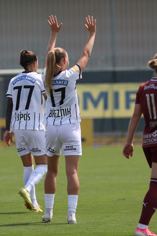 Sturm Frauen - Salzburg
OEFB Frauen Bundesliga, 3. Runde, SK Sturm Graz Frauen - FC Salzburg, Trainingszentrum Messendorf, 16.08.2026. Foto zeigt Lena Breznik (Sturm Frauen)

