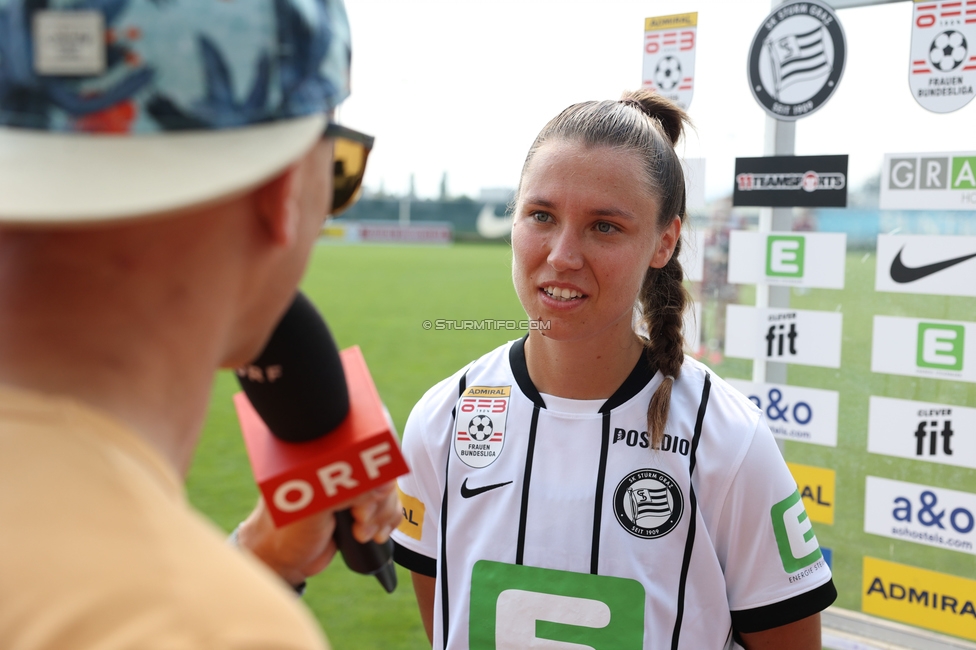 Sturm Frauen - Salzburg
OEFB Frauen Bundesliga, 3. Runde, SK Sturm Graz Frauen - FC Salzburg, Trainingszentrum Messendorf, 16.08.2026. Foto zeigt Stefanie Grossgasteiger (Sturm Frauen)
