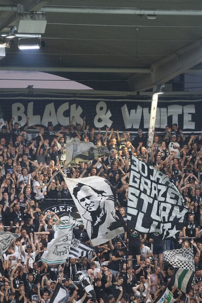 Sturm Graz - Lustenau
Oesterreichische Fussball Bundesliga, 4. Runde, SK Sturm Graz - SC Austria Lustenau, Stadion Graz-Liebenau, 22.08.2026. 

Foto zeigt Fans von Sturm
Schlüsselwörter: sturmflut