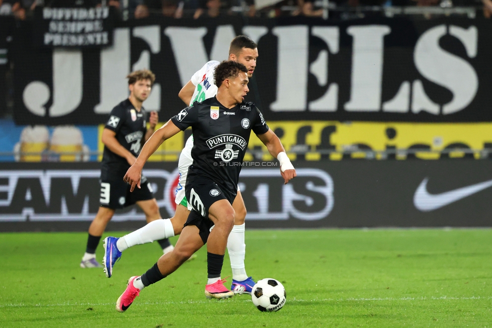 Sturm Graz - Lustenau
Oesterreichische Fussball Bundesliga, 4. Runde, SK Sturm Graz - SC Austria Lustenau, Stadion Graz-Liebenau, 22.08.2026. 

Foto zeigt Jacob Peter Hoedl (Sturm)
