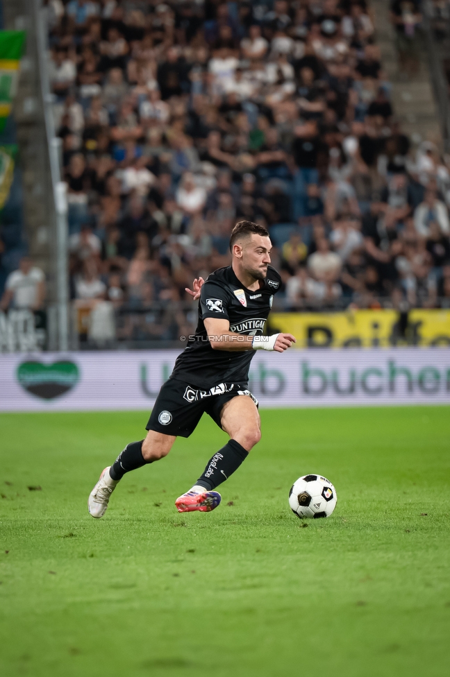 Sturm Graz - Lustenau
Oesterreichische Fussball Bundesliga, 4. Runde, SK Sturm Graz - SC Austria Lustenau, Stadion Graz-Liebenau, 22.08.2026. 

Foto zeigt Juergen Heil (Sturm)
