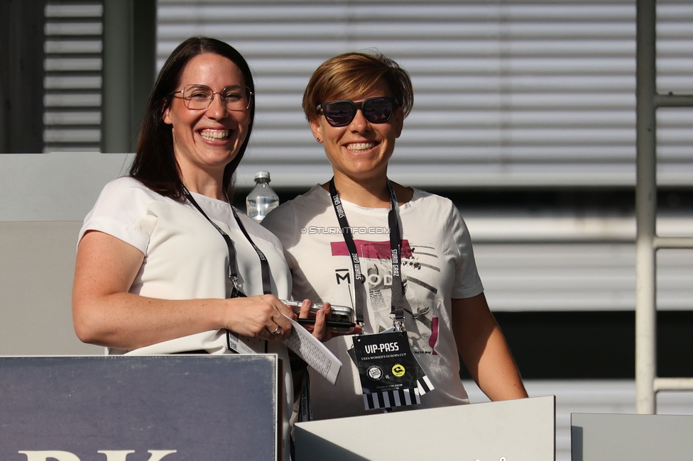Sturm Frauen - Gintra
UEFA Womens Europa Cup Qualifikation, 1. Runde, SK Sturm Graz Frauen - FC Gintra, Stadion Graz-Liebenau, 26.08.2026.Foto zeigt Nicole Schmidhofer
