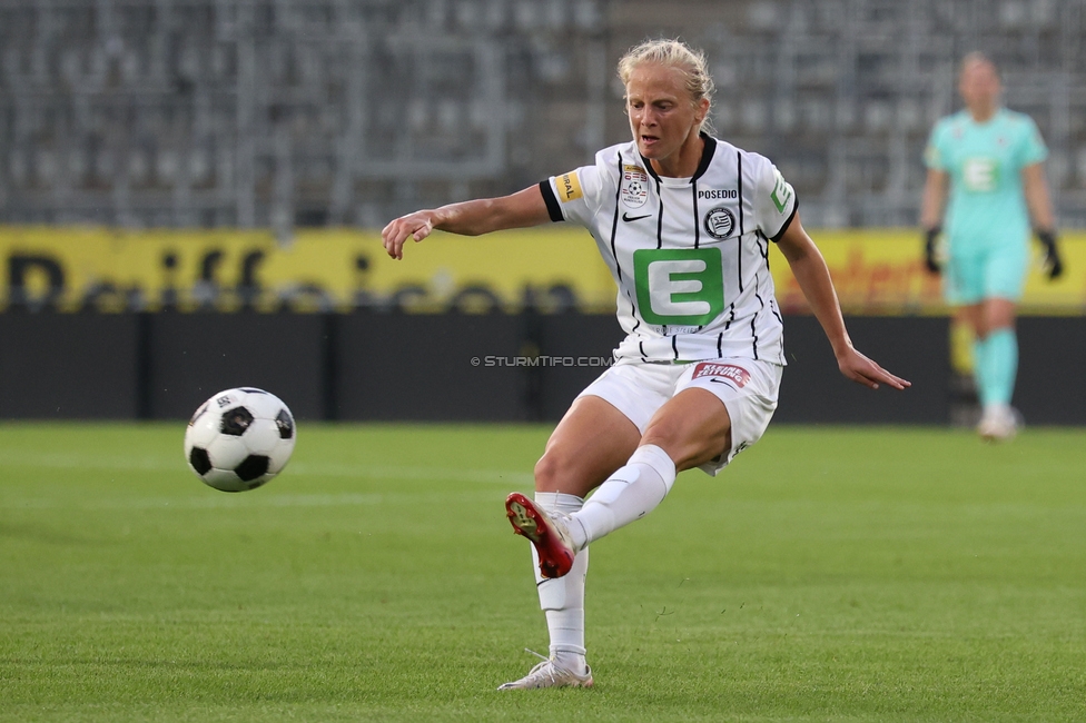 Sturm Frauen - Gintra
UEFA Womens Europa Cup Qualifikation, 1. Runde, SK Sturm Graz Frauen - FC Gintra, Stadion Graz-Liebenau, 26.08.2026.Foto zeigt Sara Pavlovic (Sturm Frauen)
