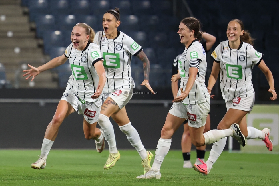 Sturm Frauen - Gintra
UEFA Womens Europa Cup Qualifikation, 1. Runde, SK Sturm Graz Frauen - FC Gintra, Stadion Graz-Liebenau, 26.08.2026.Foto zeigt Lena Breznik (Sturm Frauen)
