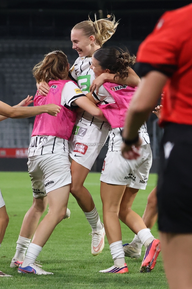 Sturm Frauen - Gintra
UEFA Womens Europa Cup Qualifikation, 1. Runde, SK Sturm Graz Frauen - FC Gintra, Stadion Graz-Liebenau, 26.08.2026.Foto zeigt Lena Breznik (Sturm Frauen)
