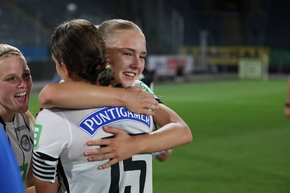 Sturm Frauen - Gintra
UEFA Womens Europa Cup Qualifikation, 1. Runde, SK Sturm Graz Frauen - FC Gintra, Stadion Graz-Liebenau, 26.08.2026.Foto zeigt Lena Breznik (Sturm Frauen)
