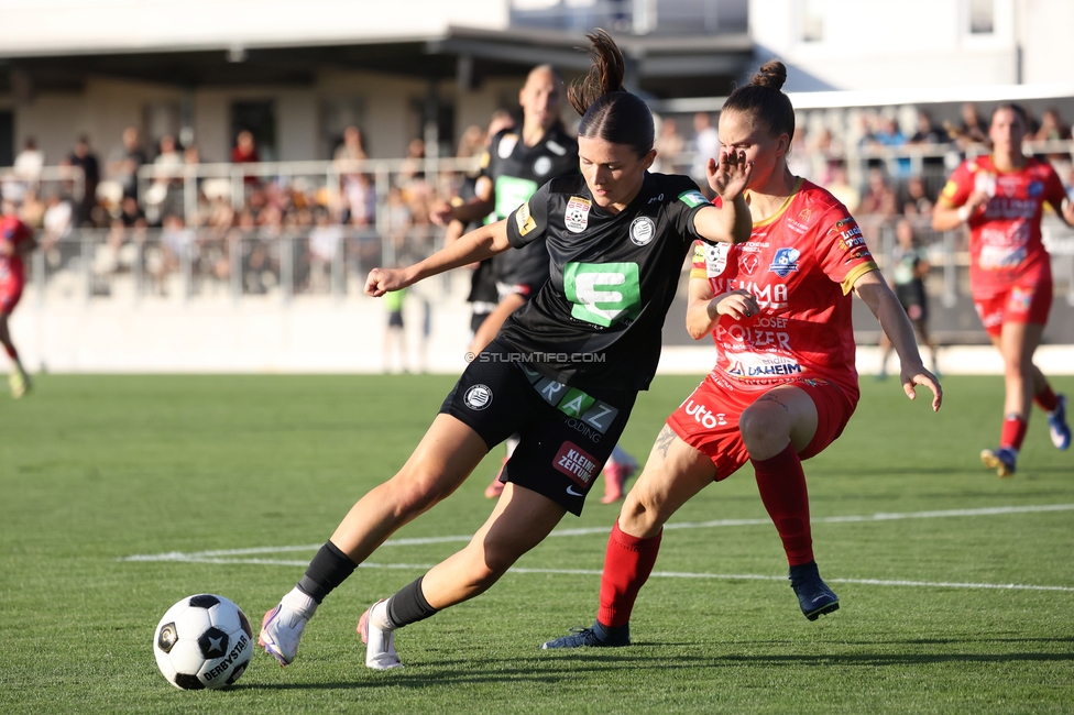 Sturm Frauen - Suedburgenland
OEFB Frauen Bundesliga, 5. Runde, SK Sturm Graz Frauen - SpG Suedburgenland TSV Hartberg, Trainingszentrum Messendorf, 29.08.2026. Foto zeigt Marie Spiess (Sturm Frauen)
