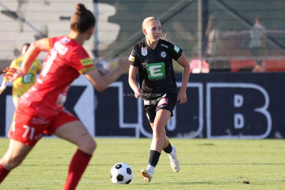 Sturm Frauen - Suedburgenland
OEFB Frauen Bundesliga, 5. Runde, SK Sturm Graz Frauen - SpG Suedburgenland TSV Hartberg, Trainingszentrum Messendorf, 29.08.2026. Foto zeigt Lena Breznik (Sturm Frauen)
