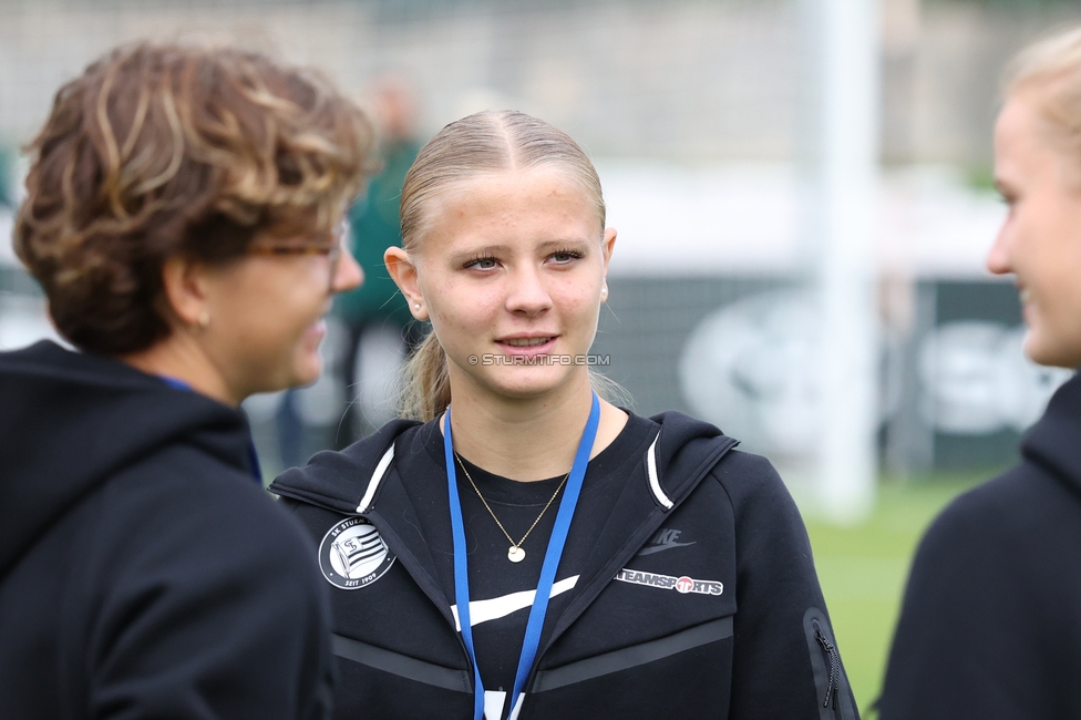 Gintra - Sturm Frauen
UEFA Womens Europa Cup, 1. Runde, FC Gintra - SK Sturm Graz Frauen, Siauliai City Municipal Stadium, 02.09.2026.Foto zeigt Katja Weber (Sturm Frauen)

