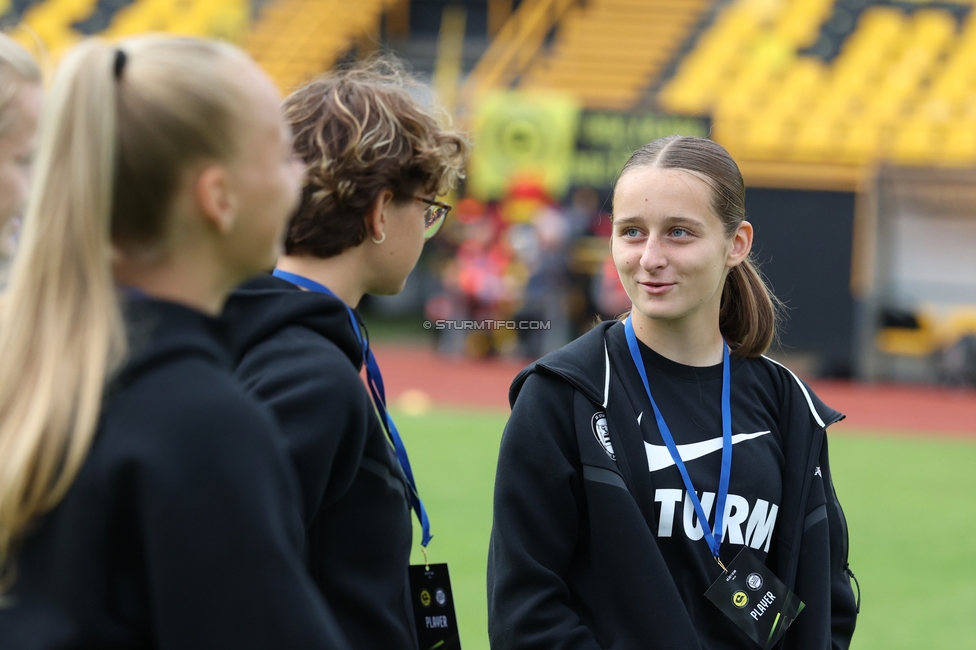 Gintra - Sturm Frauen
UEFA Womens Europa Cup, 1. Runde, FC Gintra - SK Sturm Graz Frauen, Siauliai City Municipal Stadium, 02.09.2026.Foto zeigt Nina Wippel (Sturm Frauen)

