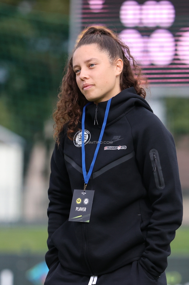 Gintra - Sturm Frauen
UEFA Womens Europa Cup, 1. Runde, FC Gintra - SK Sturm Graz Frauen, Siauliai City Municipal Stadium, 02.09.2026.Foto zeigt Julia Michelle Wattilete (Sturm Frauen)
