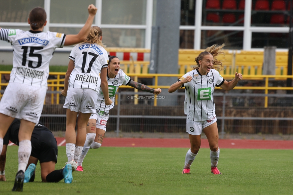 Gintra - Sturm Frauen
UEFA Womens Europa Cup, 1. Runde, FC Gintra - SK Sturm Graz Frauen, Siauliai City Municipal Stadium, 02.09.2026.Foto zeigt Brigitta Pulins (Sturm Frauen)
