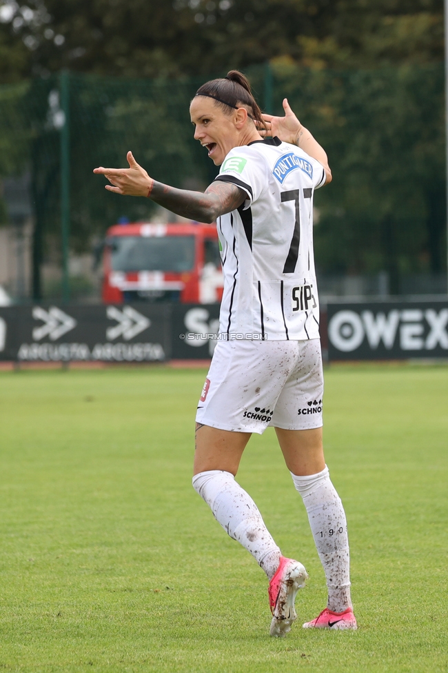 Gintra - Sturm Frauen
UEFA Womens Europa Cup, 1. Runde, FC Gintra - SK Sturm Graz Frauen, Siauliai City Municipal Stadium, 02.09.2026.Foto zeigt Lilla Sipos (Sturm Frauen)
