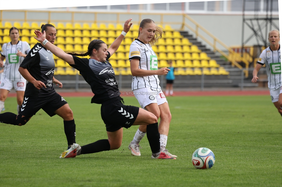 Gintra - Sturm Frauen
UEFA Womens Europa Cup, 1. Runde, FC Gintra - SK Sturm Graz Frauen, Siauliai City Municipal Stadium, 02.09.2026.Foto zeigt Lena Breznik (Sturm Frauen)
